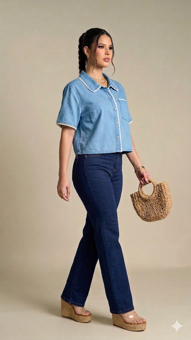 Blusa Jeans