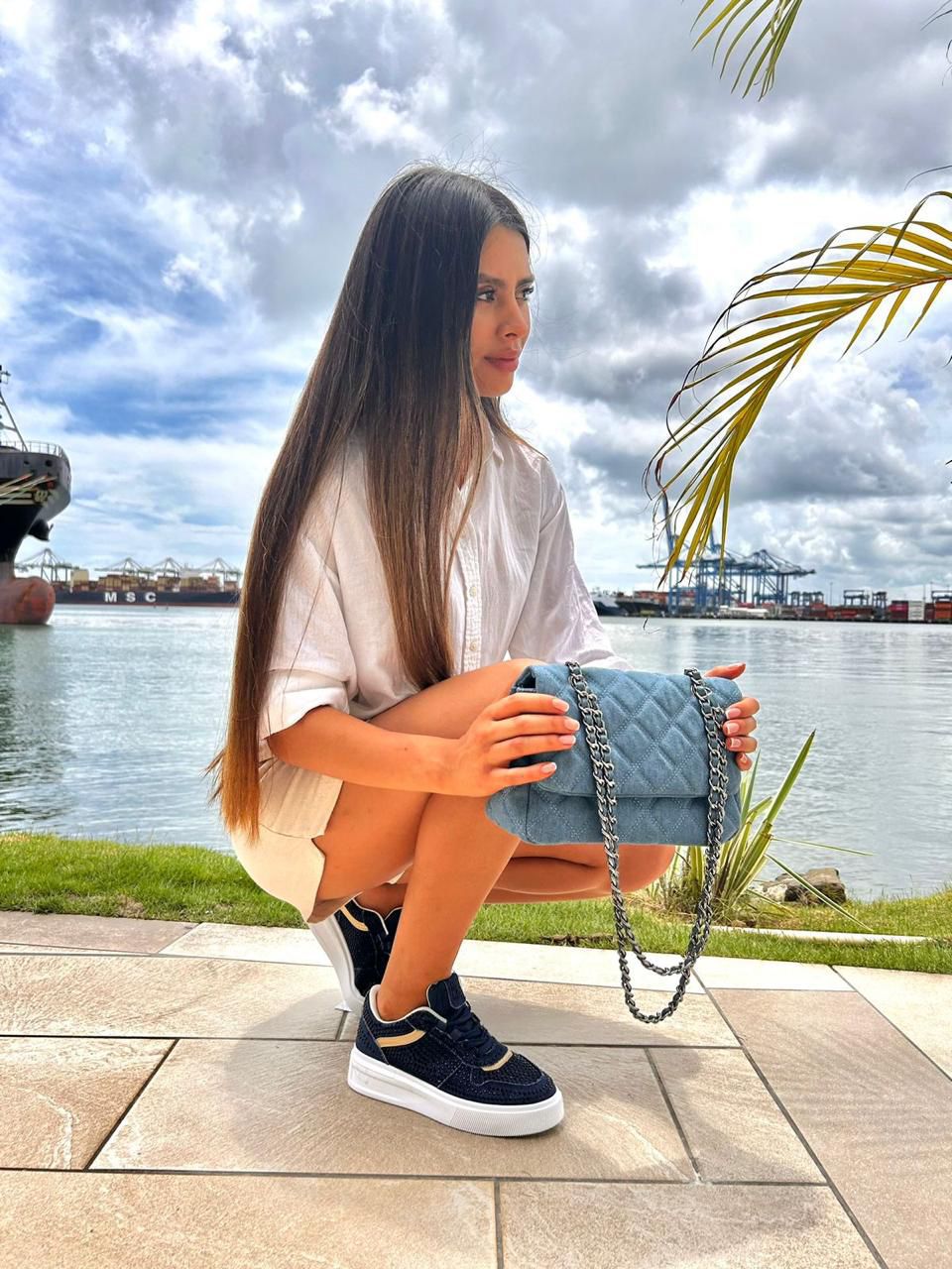 Cartera Denim