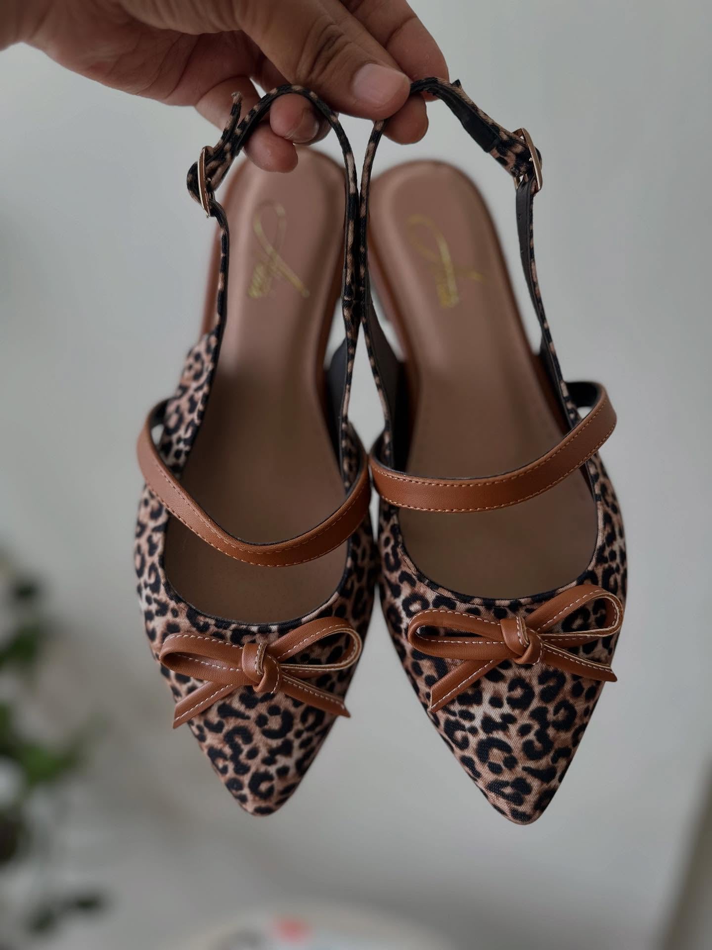 Sandalia animal print