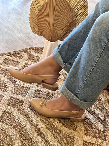 Alegria Beige Slingback
