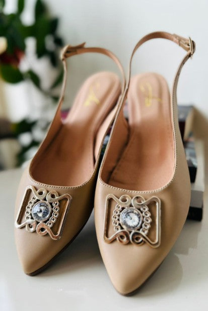 Sandalias Basicas Aplique Diamante