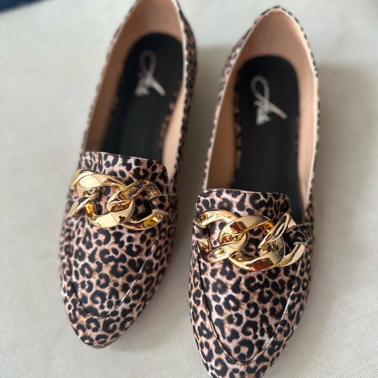Balerina Clásica Animal Print Cadena