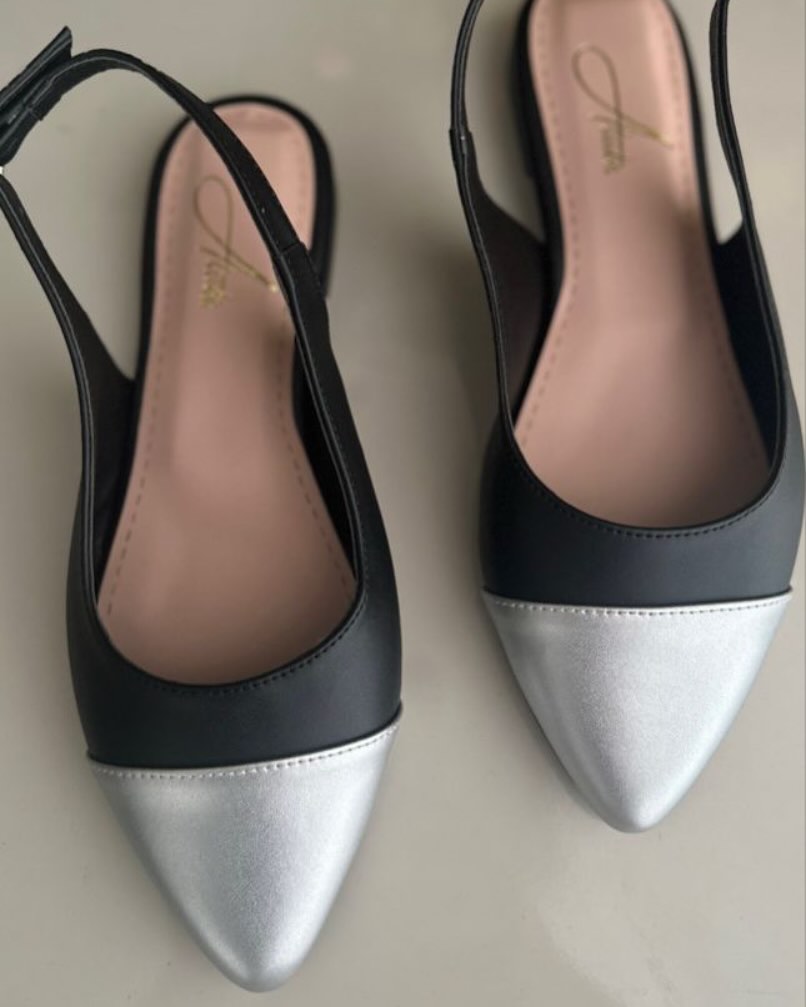Sandalias Punta Color