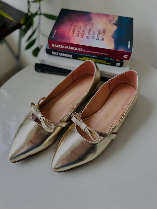 Balerina Platinadas Lazos
