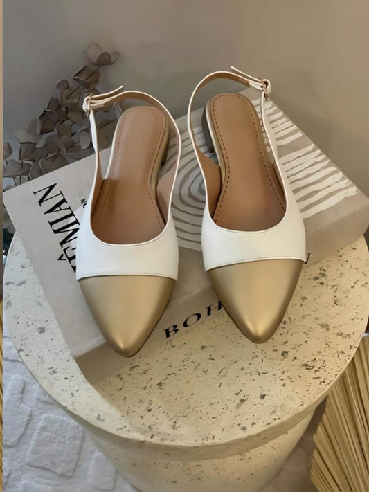 Sandalias Punta Color