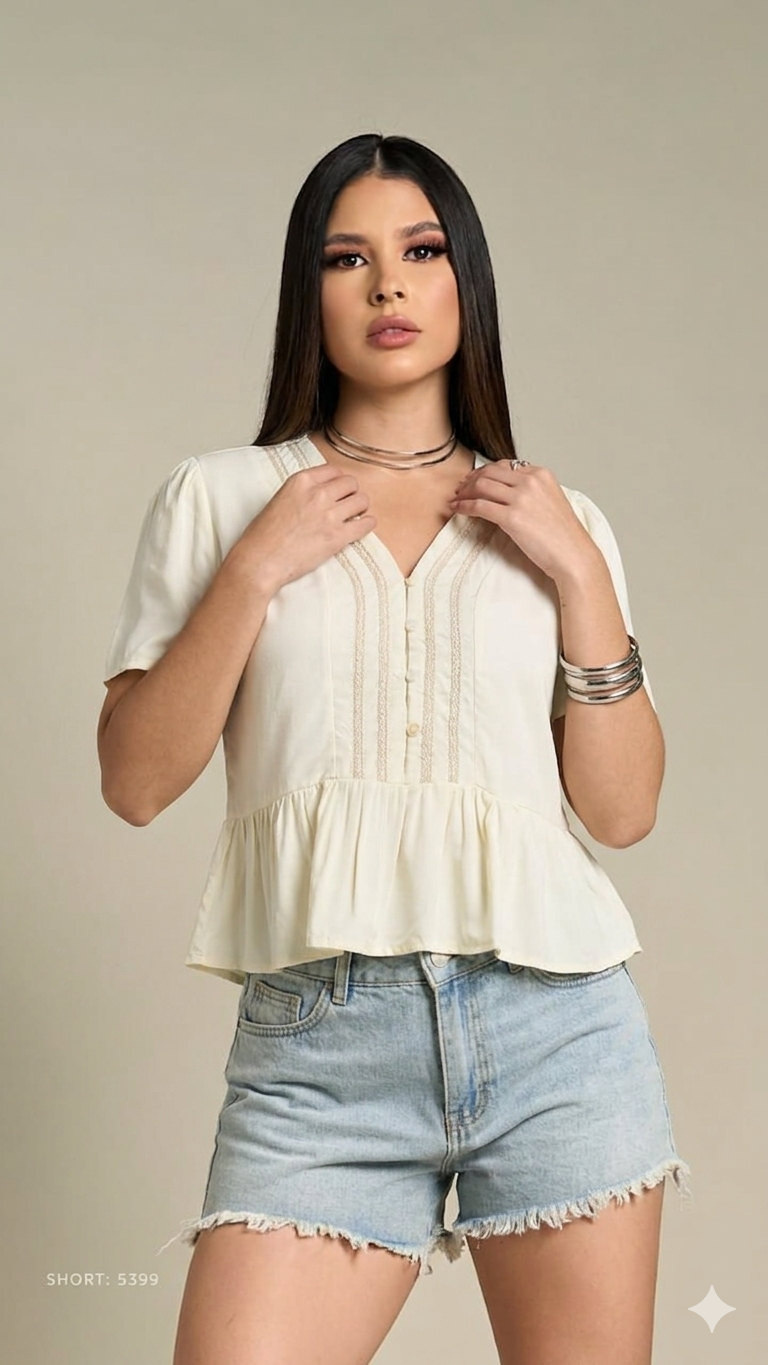 Blusa brillos