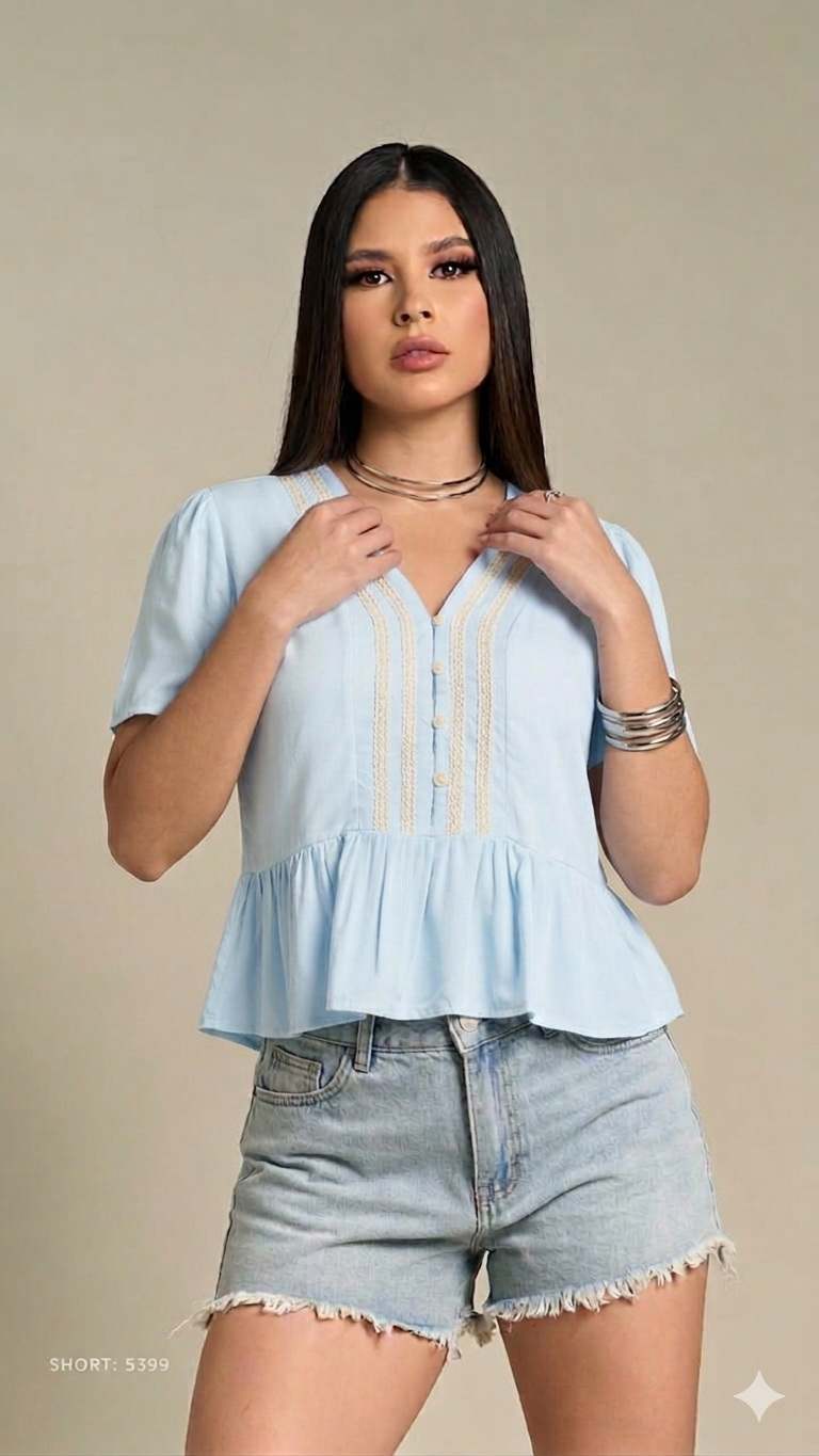 Blusa brillos