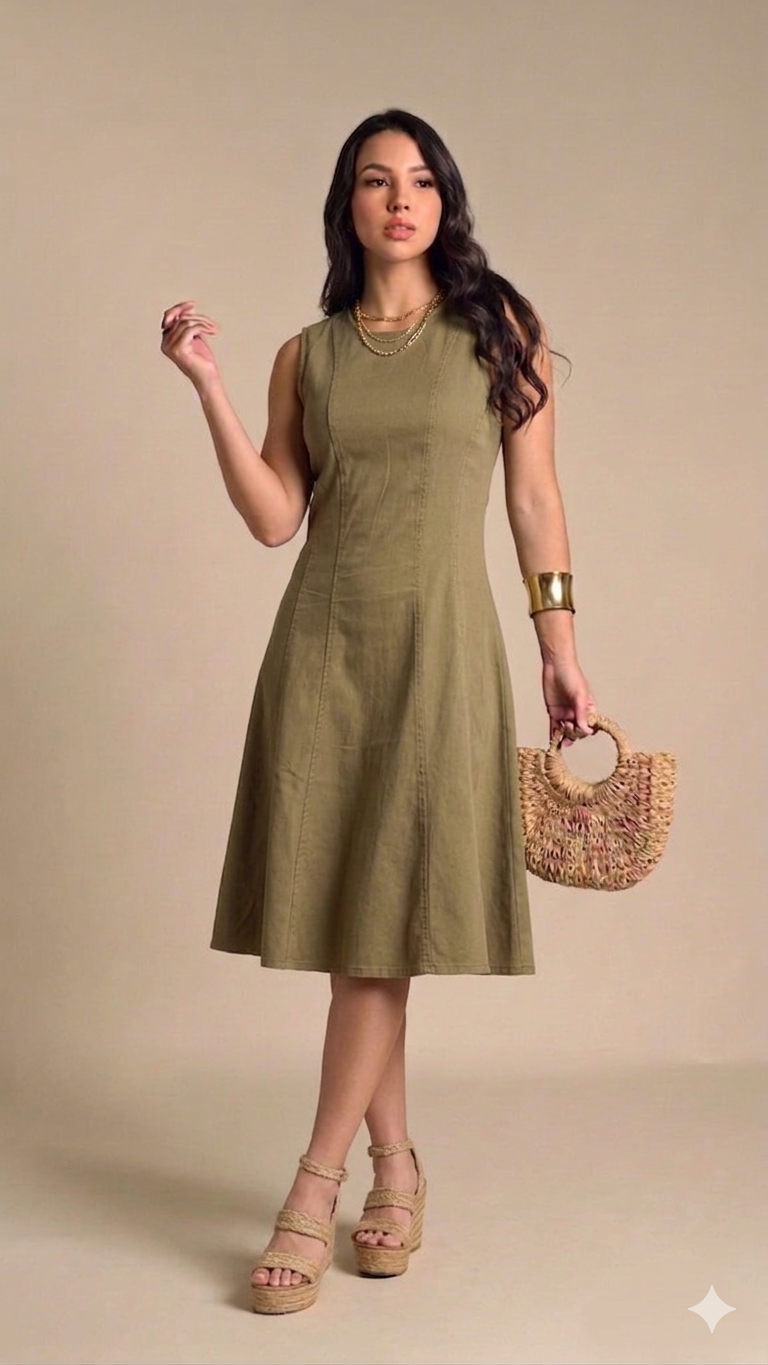 Vestido Drill NJZ2276