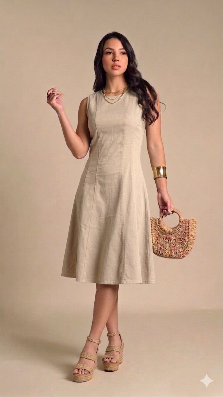 Vestido Drill NJZ2276