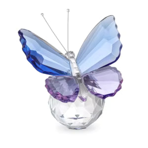 MARIPOSAS DE COLORES SOBRE BOLA DE CRISTAL