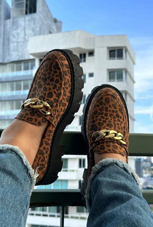 Animal Print Mocasines