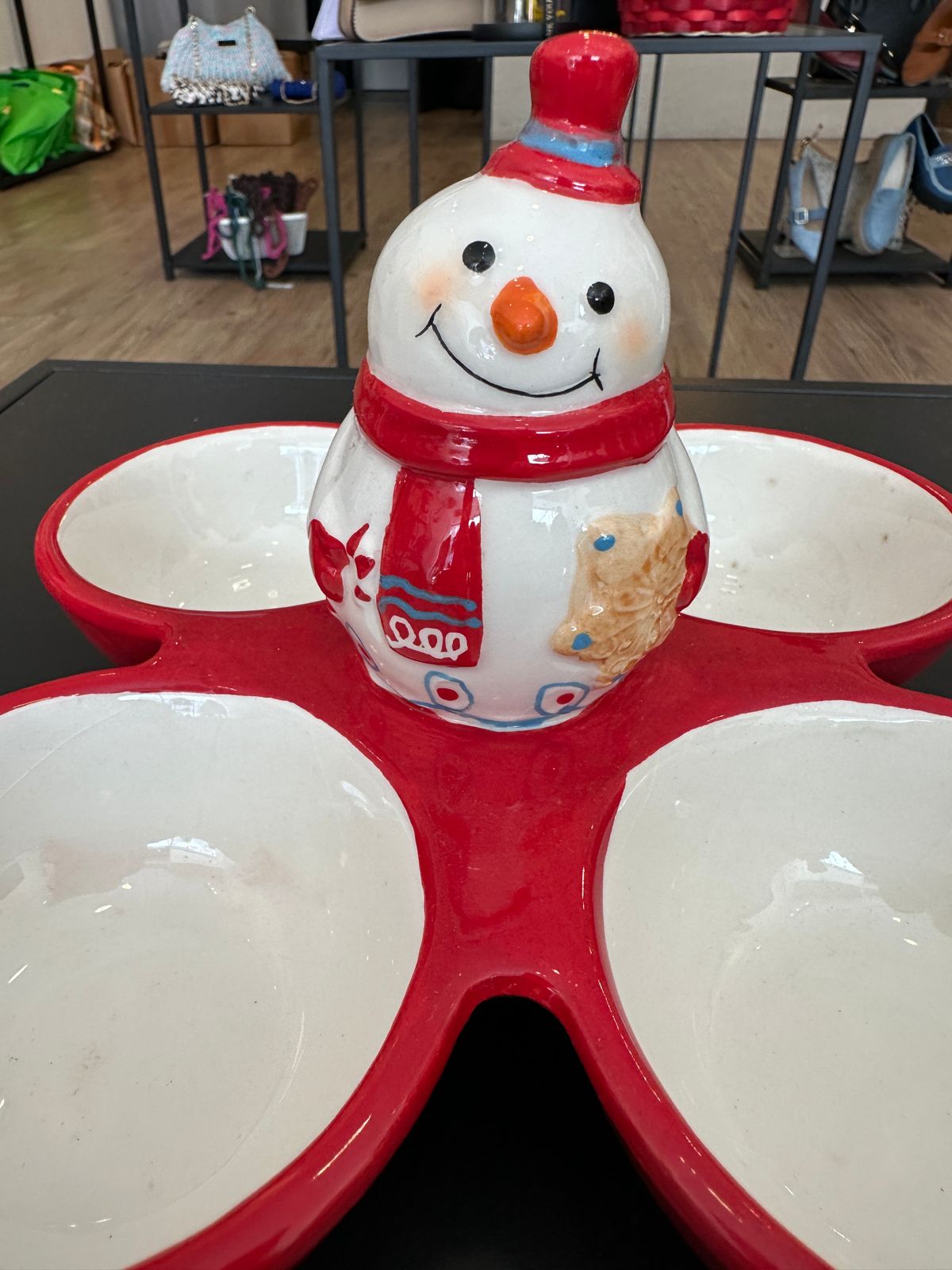 Porta dips con 4 divisiones de Cerámica