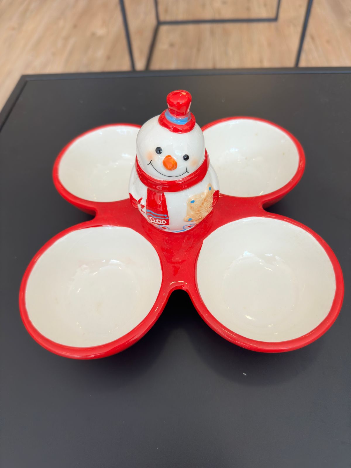 Porta dips con 4 divisiones de Cerámica