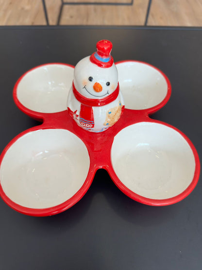 Porta dips con 4 divisiones de Cerámica