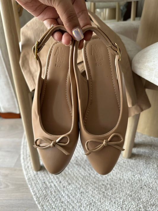 Alegria Beige Slingback