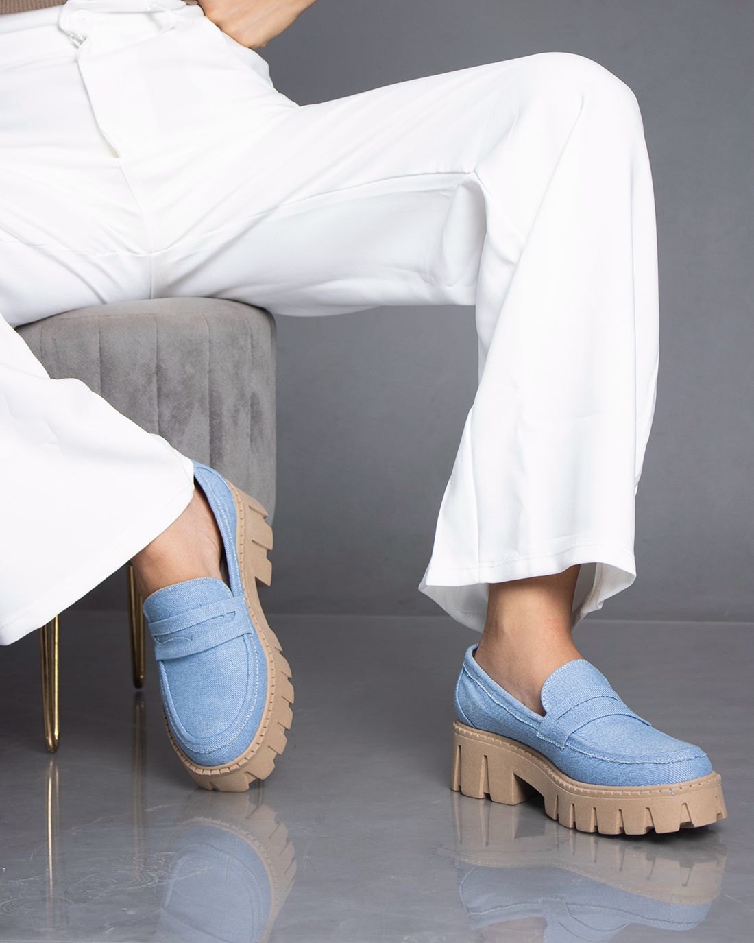 Jeans Denim Mocasines
