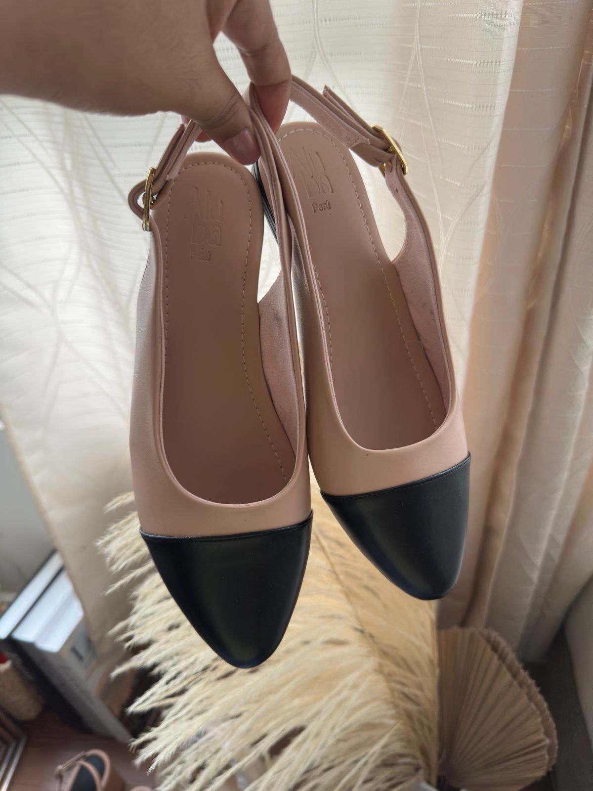 Mary punta color Slingbacks