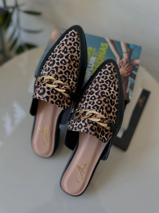 Flat Animal Print Cadena